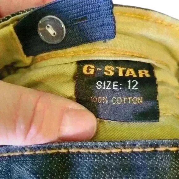 G-star cargo pants blue junior's size 12 - Picture 4 of 4